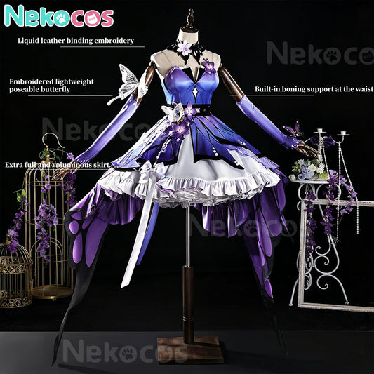 【Nekocos】Game Honkai: Star Rail Cosplay Gossamer Flutter Cosplay Costume | Custom-Tailor