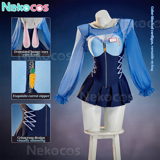 【Nekocos】Movie Cosplay Judy Hopps Swimsuit Cosplay Costume | Custom-Tailor