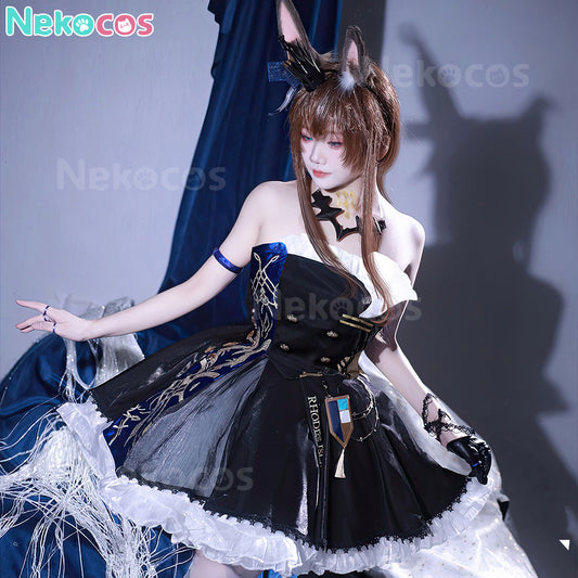 【Nekocos】Game Arknights Cosplay Ambience Synesthesia Amiya Cosplay Costume | In Stock