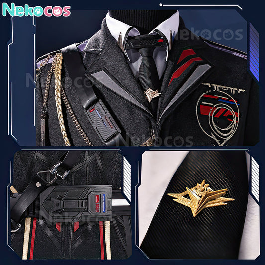 【Nekocos】Game Love and Deepspace Cosplay Caleb Farspace Colonel Cosplay Costume Premium Edition | In Stock