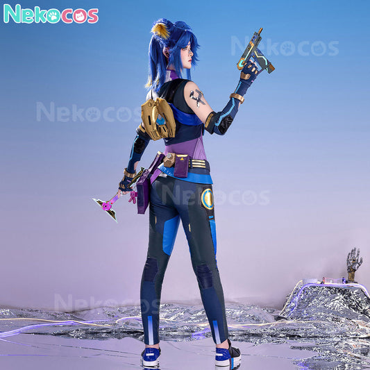 【Nekocos】Game Valorant Cosplay Neon Tala Nicole Dimaapi Valdez Cosplay Costume | In Stock