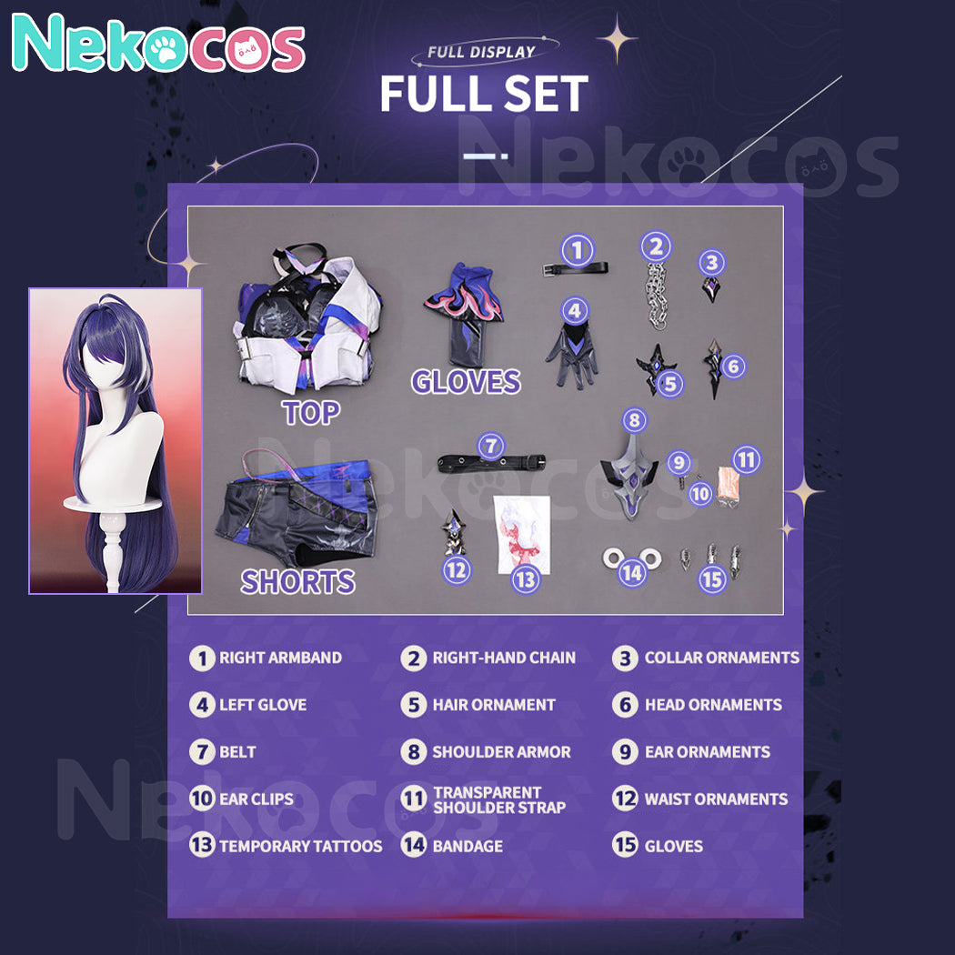 Honkai Star Rail Raiden Mei Cosplay Costume - Premium EditionCostume,Game,Honkai: Star Rail