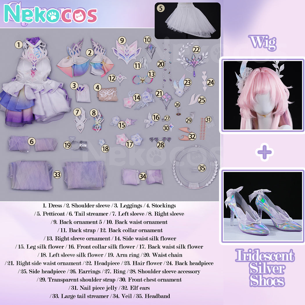 【Nekocos】Game Honkai: Star Rail Cosplay Cyrene Cosplay Costume Premium Edition | Custom-TailorCostume,Game,Honkai: Star Rail