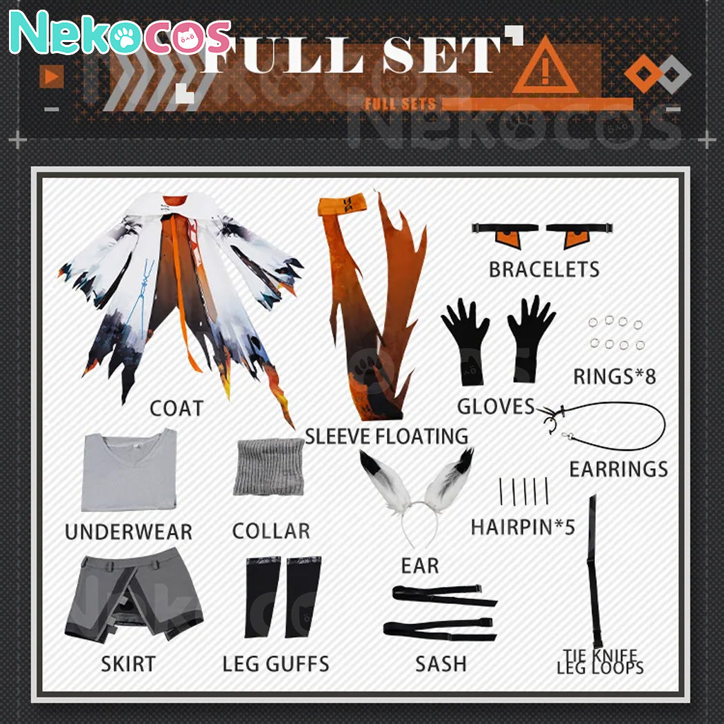 【Nekocos】Game Arknights Cosplay FrostNova Cosplay Costume Premium Edition | Custom-Tailor