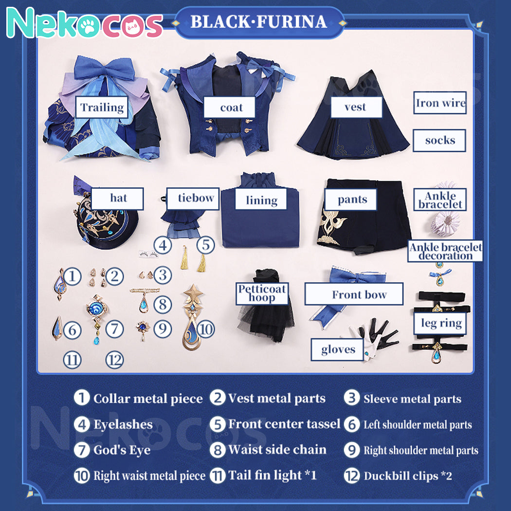 Furina Genshin Impact Cosplay Costume - Premium EditionCostume,Game,Genshin Impact