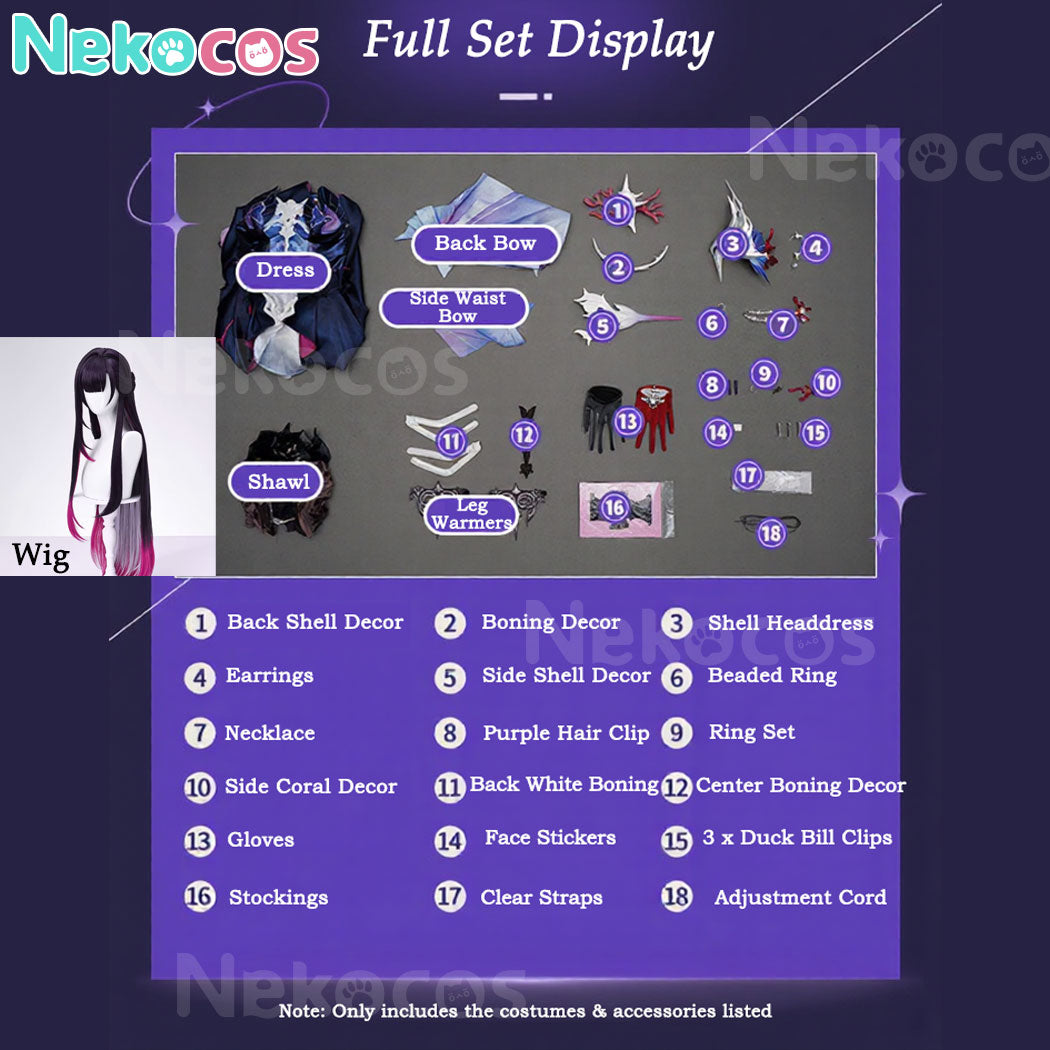 Honkai Star Rail Helektra Cosplay Costume - Premium EditionCostume,Evanescia,Game,Honkai: Star Rail