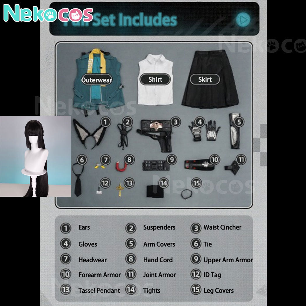 Zenless Zone Zero Hoshimi Miyabi Cosplay Costume - Premium EditionCostume,Game,Zenless Zone Zero