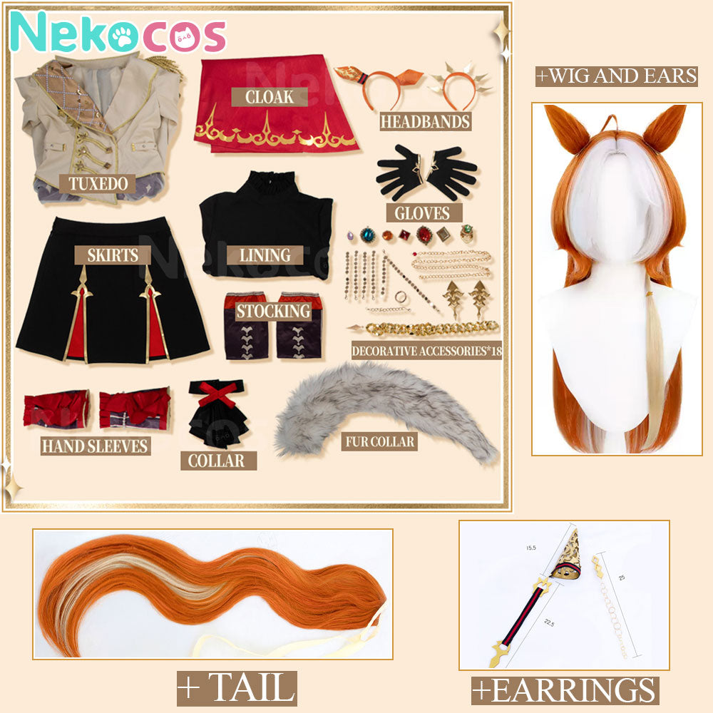 【Nekocos】Game Uma Musume Pretty Derby Cosplay Orfevre Cosplay Costume | Custom-Tailor