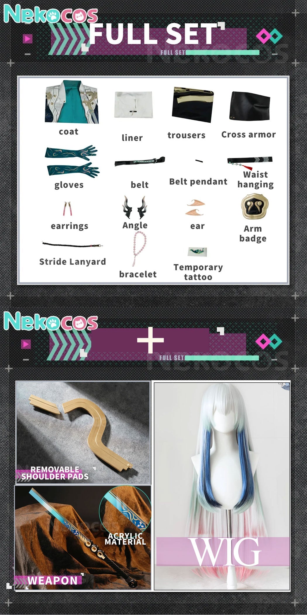 Arknights Yi Cosplay Costume - Premium EditionArknights,Costume,Game