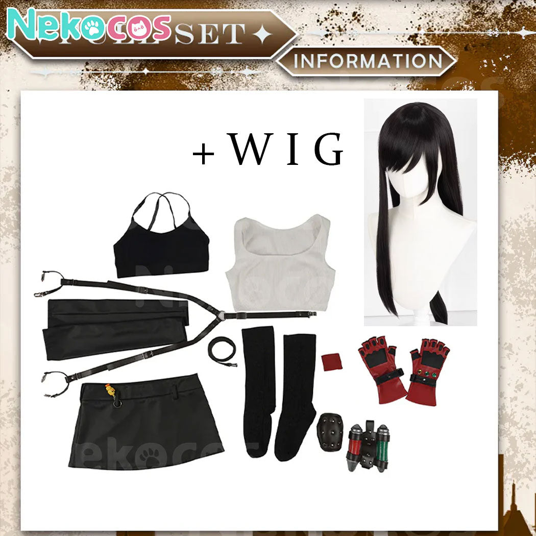 【Nekocos】Game Cosplay Remake Tifa Cosplay Costume | Custom-Tailor