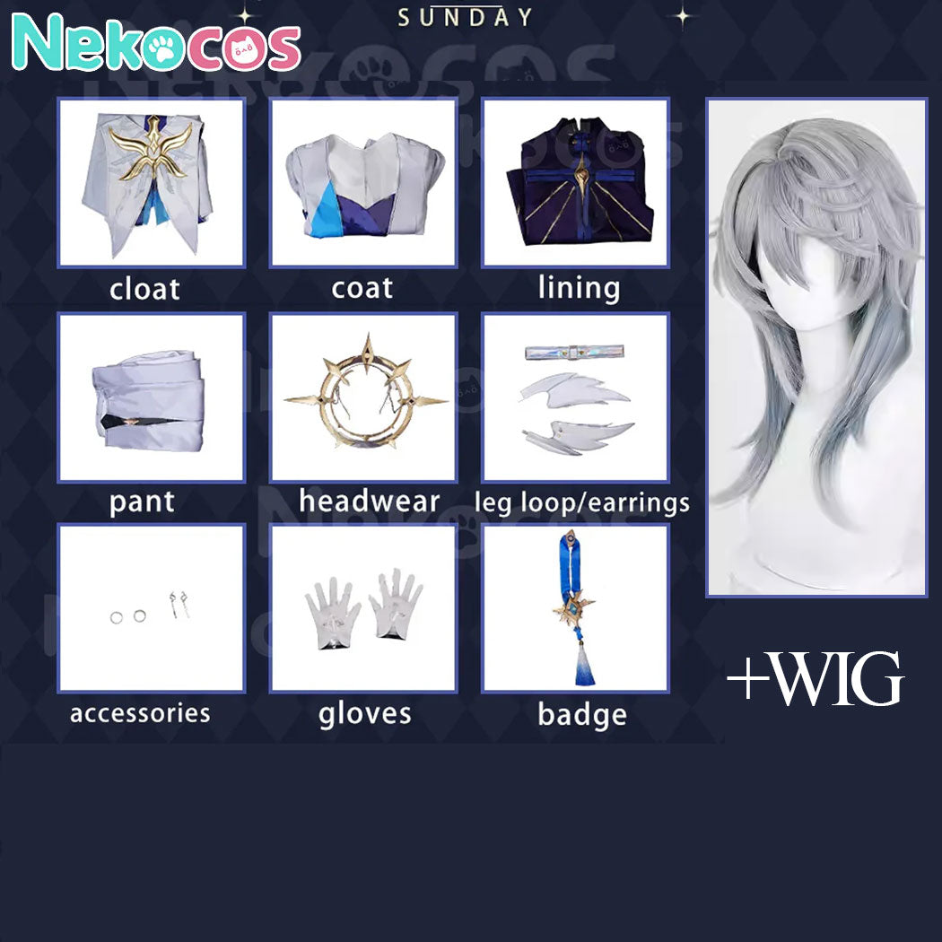 Honkai Star Rail Sunday Cosplay Costume - Premium EditionCostume,Game,Honkai: Star Rail