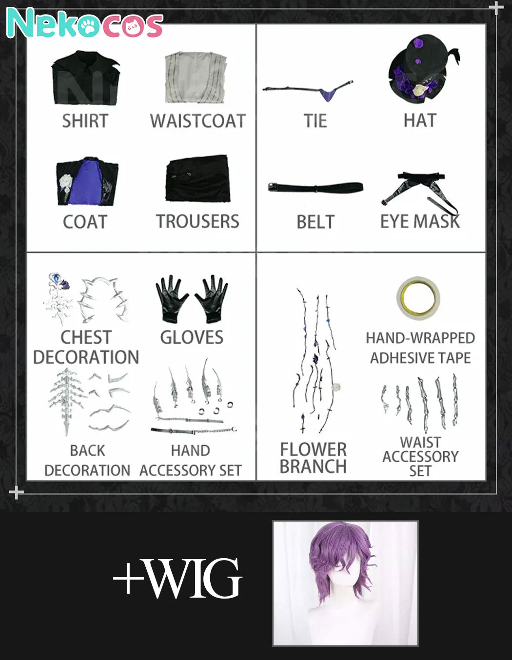 【Nekocos】Game Identity V Cosplay The Ripper Jack Cosplay Costume Premium Edition | In StockAnime,Costume,Identity Ⅴ