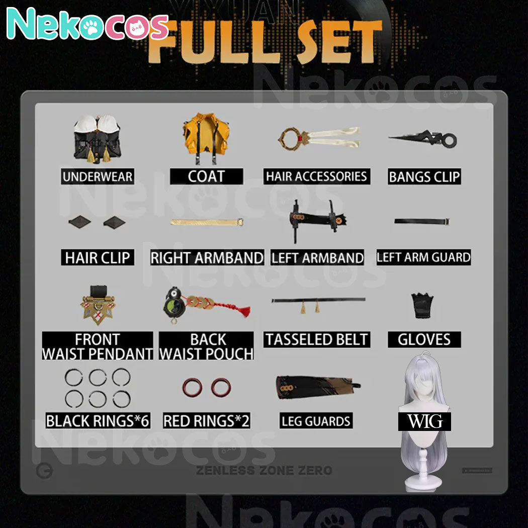 【Nekocos】Game Zenless Zone Zero Cosplay Yixuan Cosplay Costume Premium Edition | Custom-Tailor