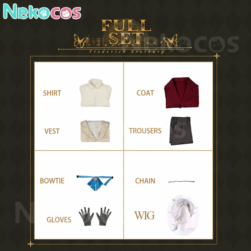 【Nekocos】Game Identity V Cosplay Composer Frederick Kreiburg Cosplay Costume Premium Edition | Custom-TailorCostume,Game,Identity Ⅴ