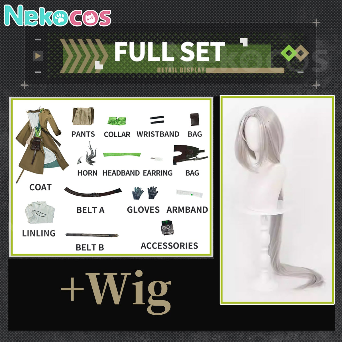【Nekocos】Game Arknights Cosplay Nasti Cosplay Costume Premium Edition | Custom-Tailor