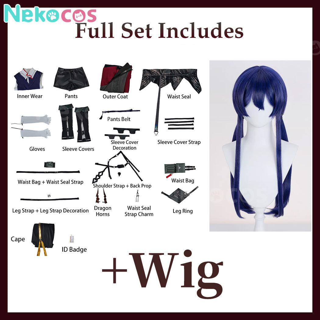 【Nekocos】Game Arknights Cosplay Ch'en the Dawnstreak Cosplay Costume Premium Edition | Custom-Tailor