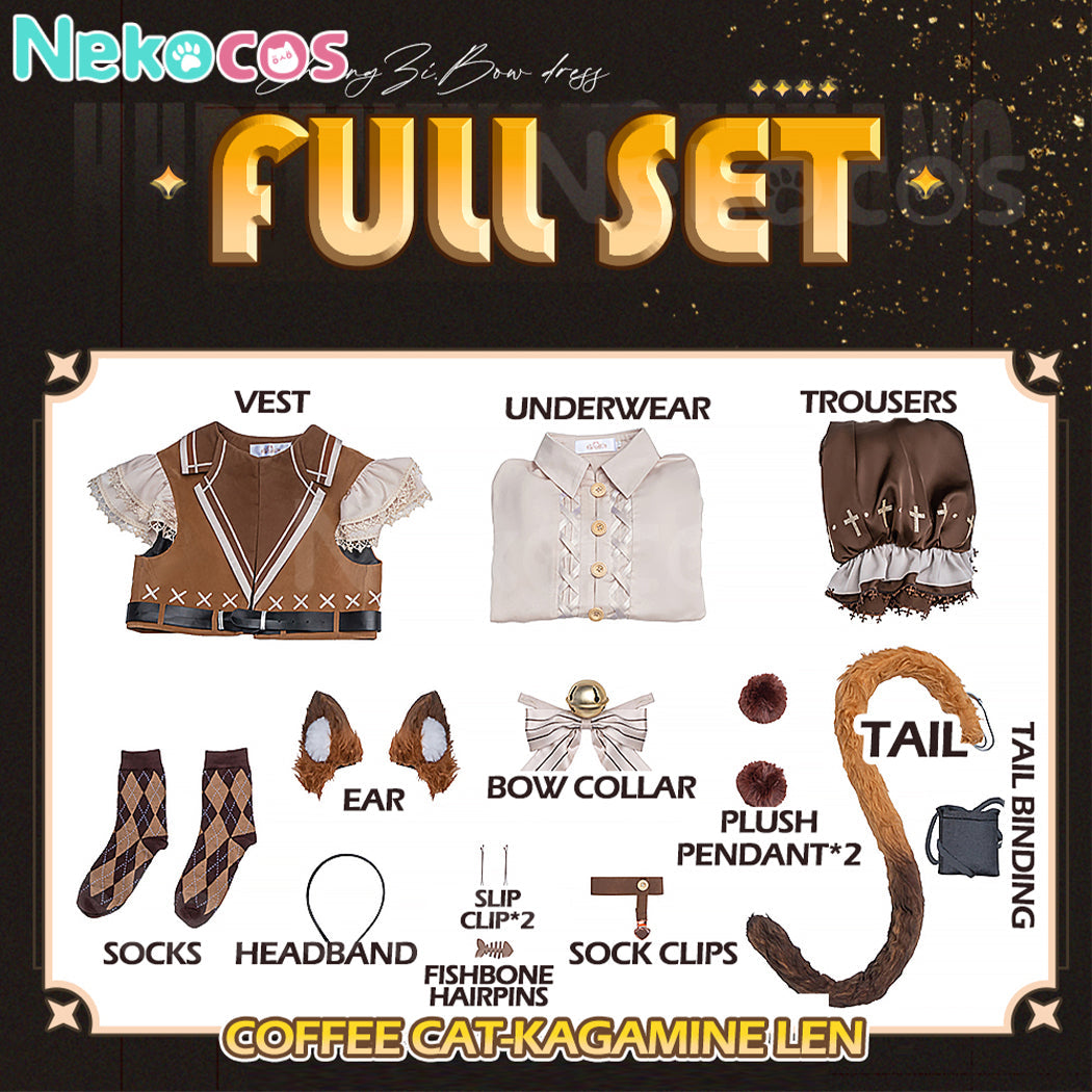【Nekocos】Vocaloid Cosplay Kagamine Len Cosplay Costume | Custom-Tailor