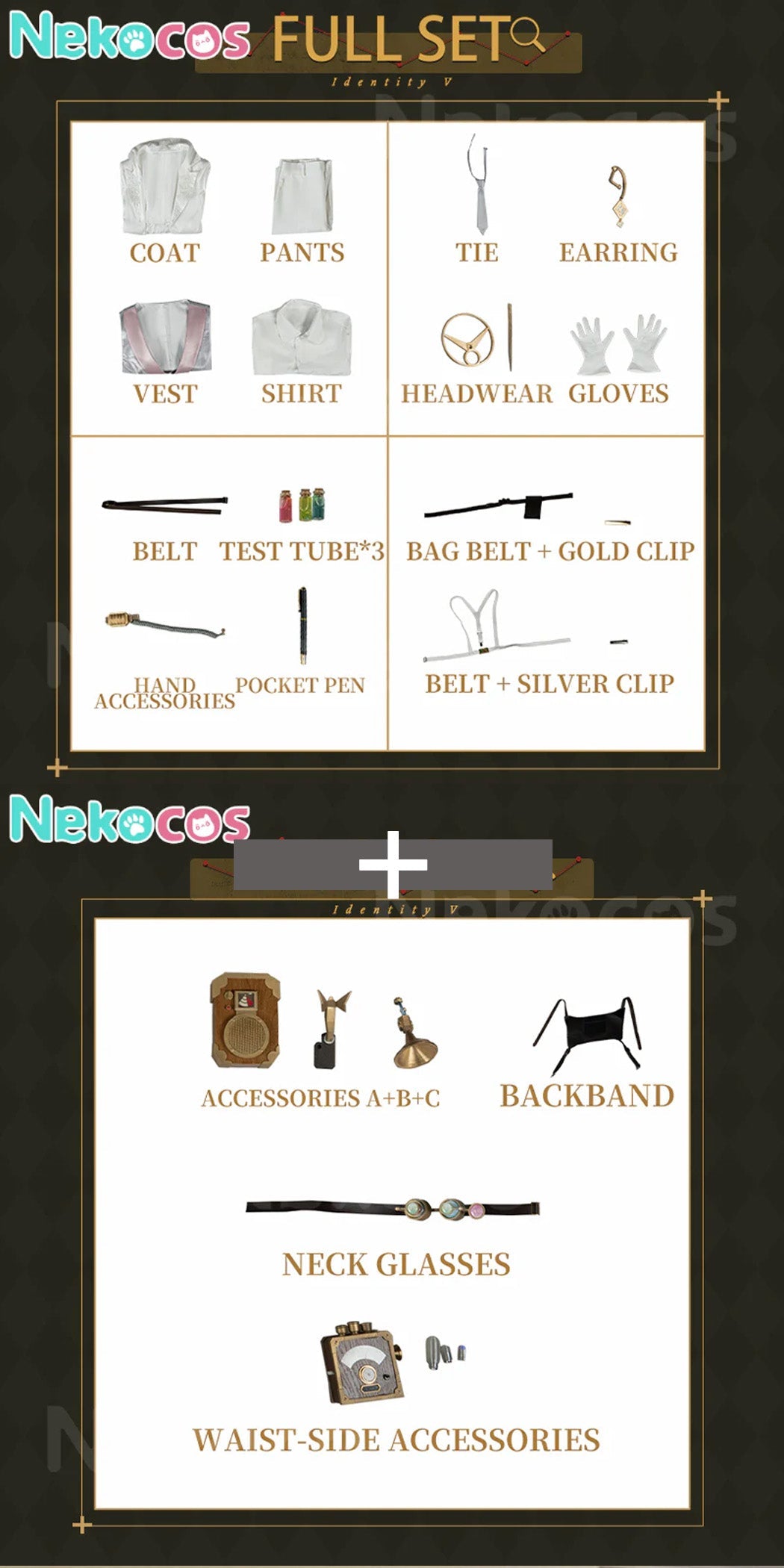 【Nekocos】Game Identity Ⅴ Cosplay Luca Balsa Cosplay Costume Premium Edition | Custom-TailorCostume,Game,Identity Ⅴ