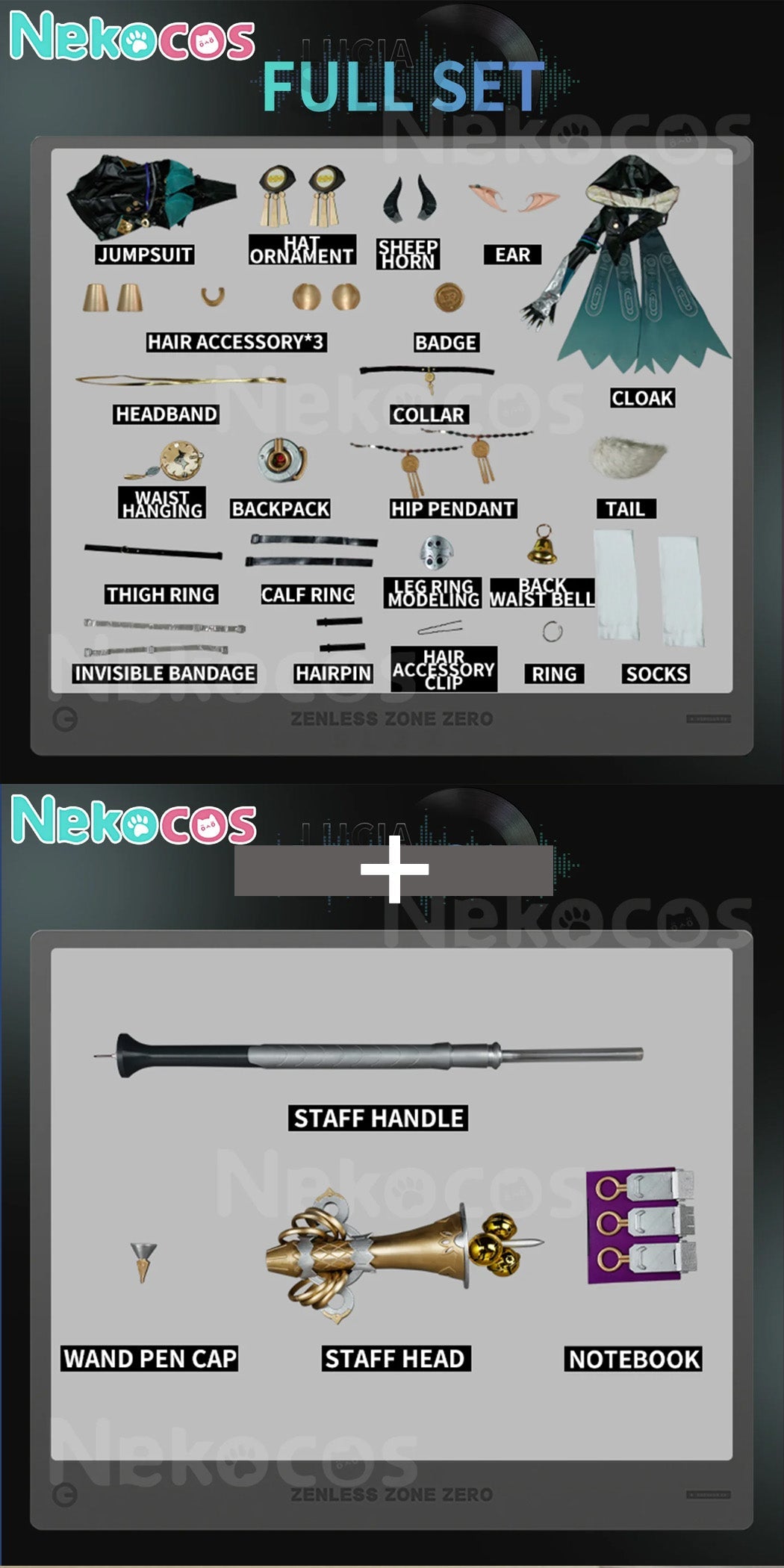 【Nekocos】Game Zenless Zone Zero Cosplay Lucia Elowen Cosplay Costume Premium Edition | In Stock