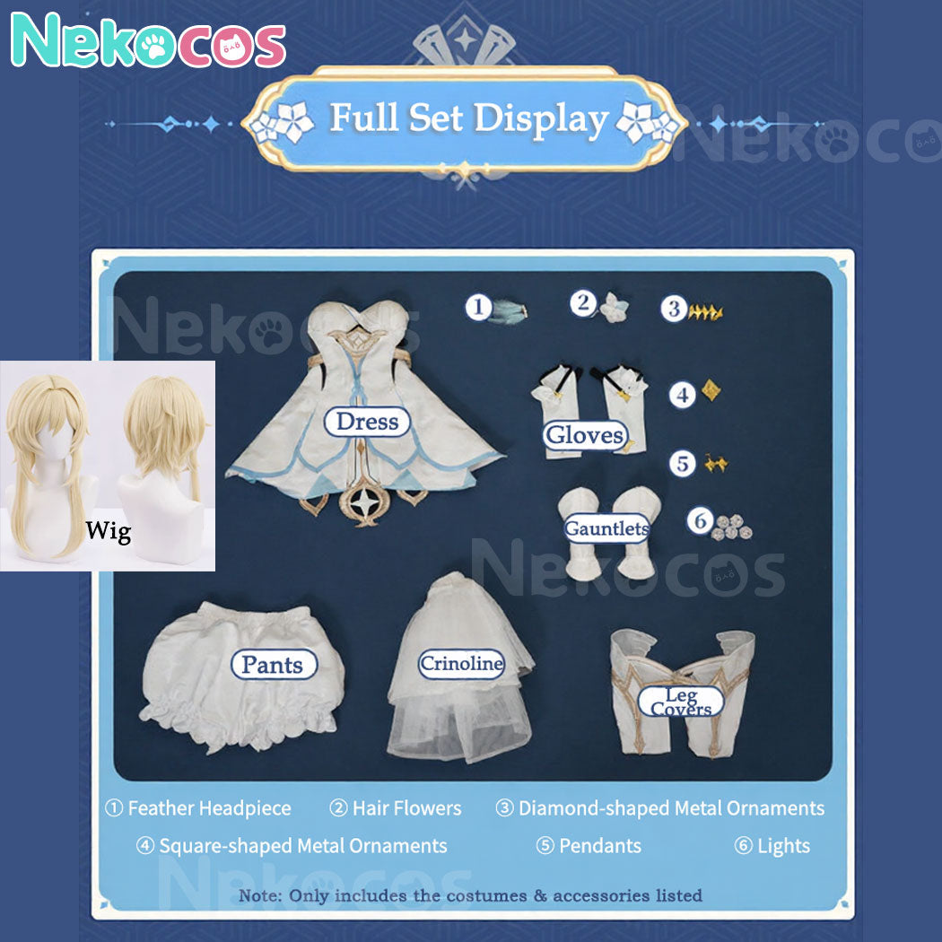 Genshin Impact Lumine Cosplay Costume - Premium Custom TailoredCostume,Game,Genshin Impact