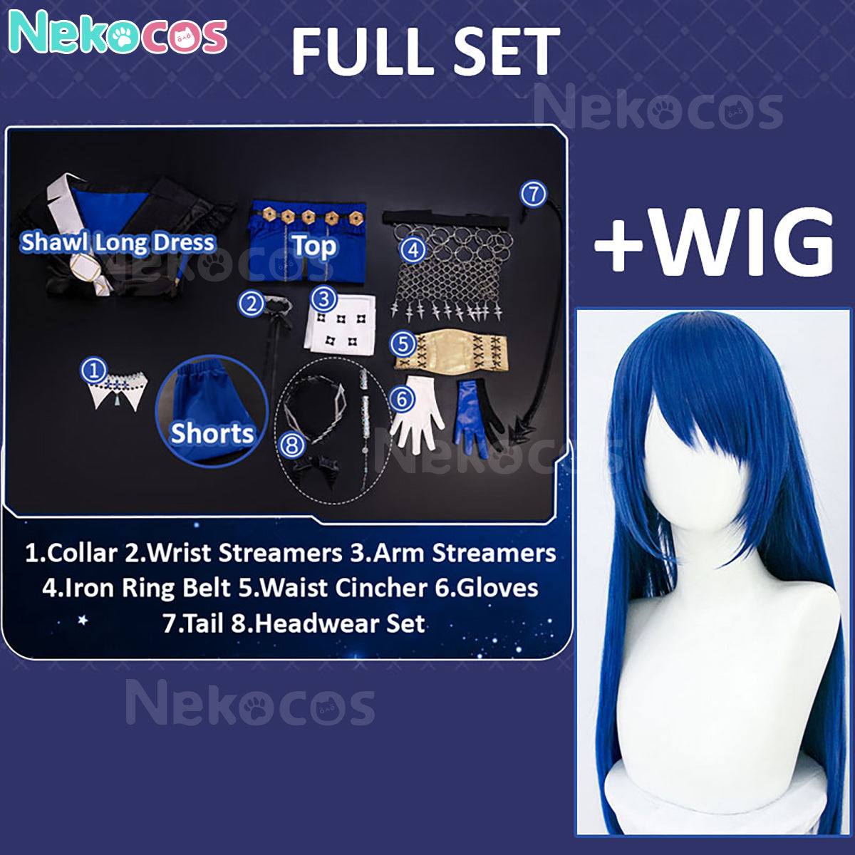 【Nekocos】Game Arknights Cosplay Mostima Cosplay Costume Premium Edition | In Stock