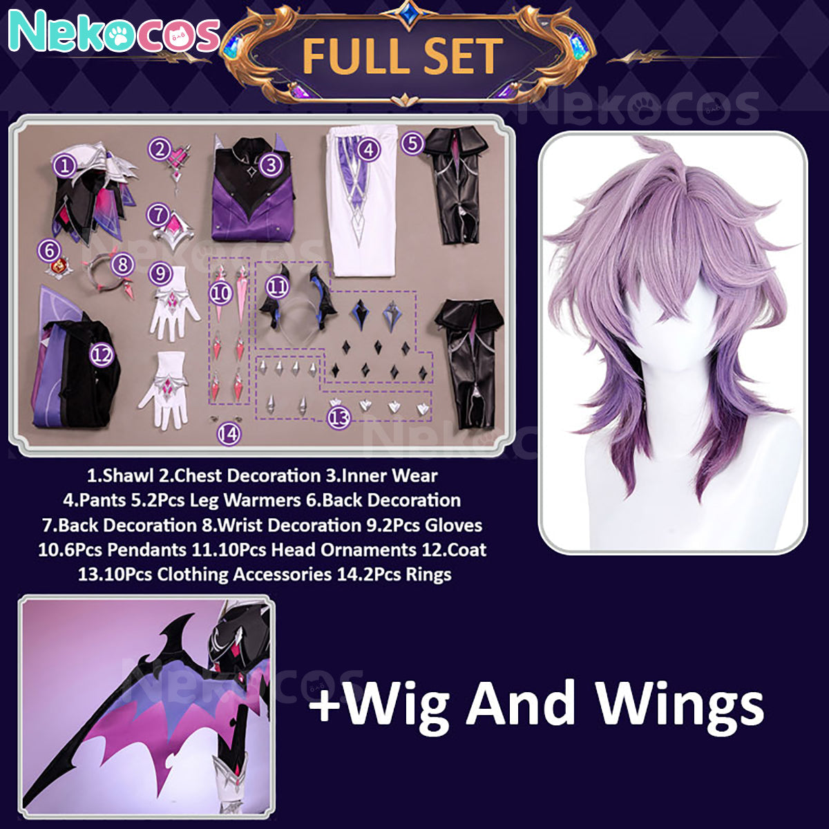 Genshin Impact Durin Cosplay Costume - Premium Custom TailoredCostume,Game,Genshin Impact