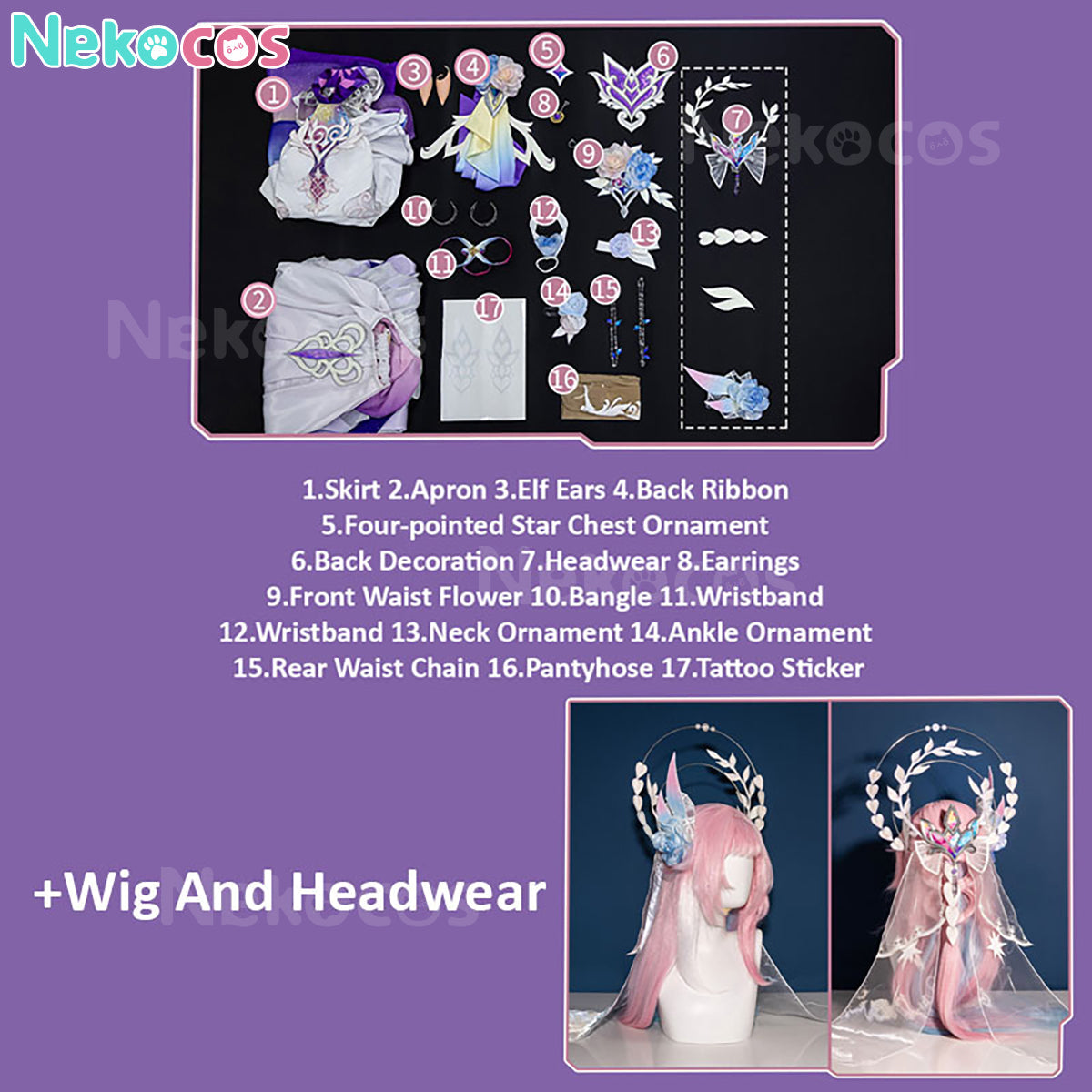 Honkai Star Rail Greater Cyrene Cosplay Costume - Premium EditionCostume,Game,Honkai: Star Rail