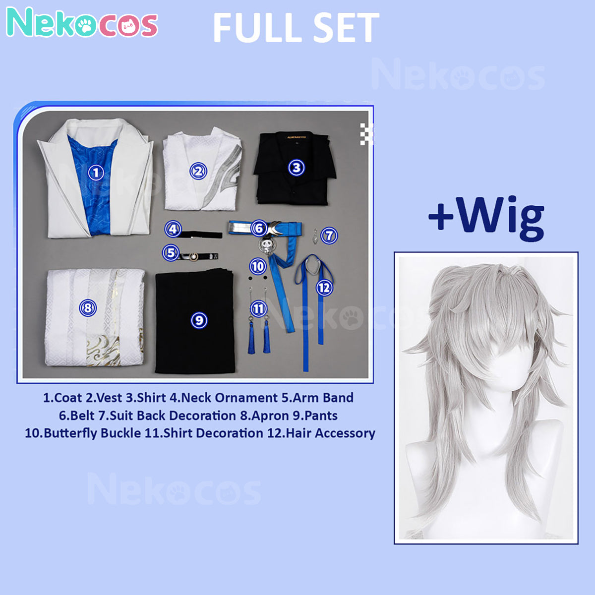 Honkai Star Rail Jing Yuan Cosplay Costume - Premium EditionCostume,Game,Honkai: Star Rail