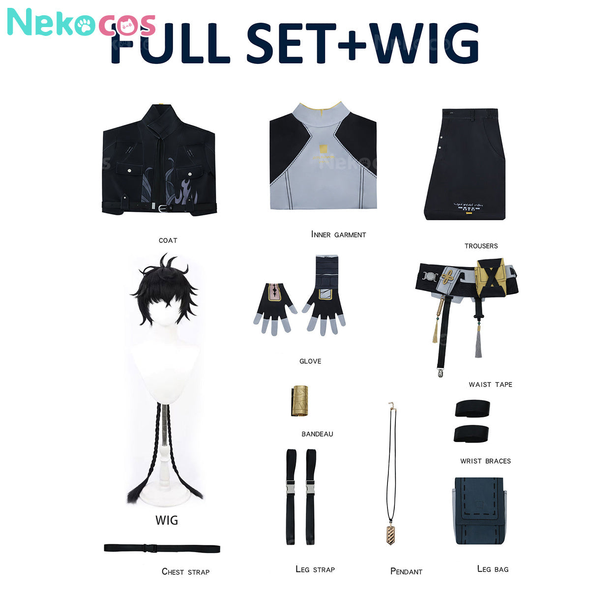 Wuthering Waves Cosplay Costume for Men - Available NowCostume,Game,Wuthering Waves