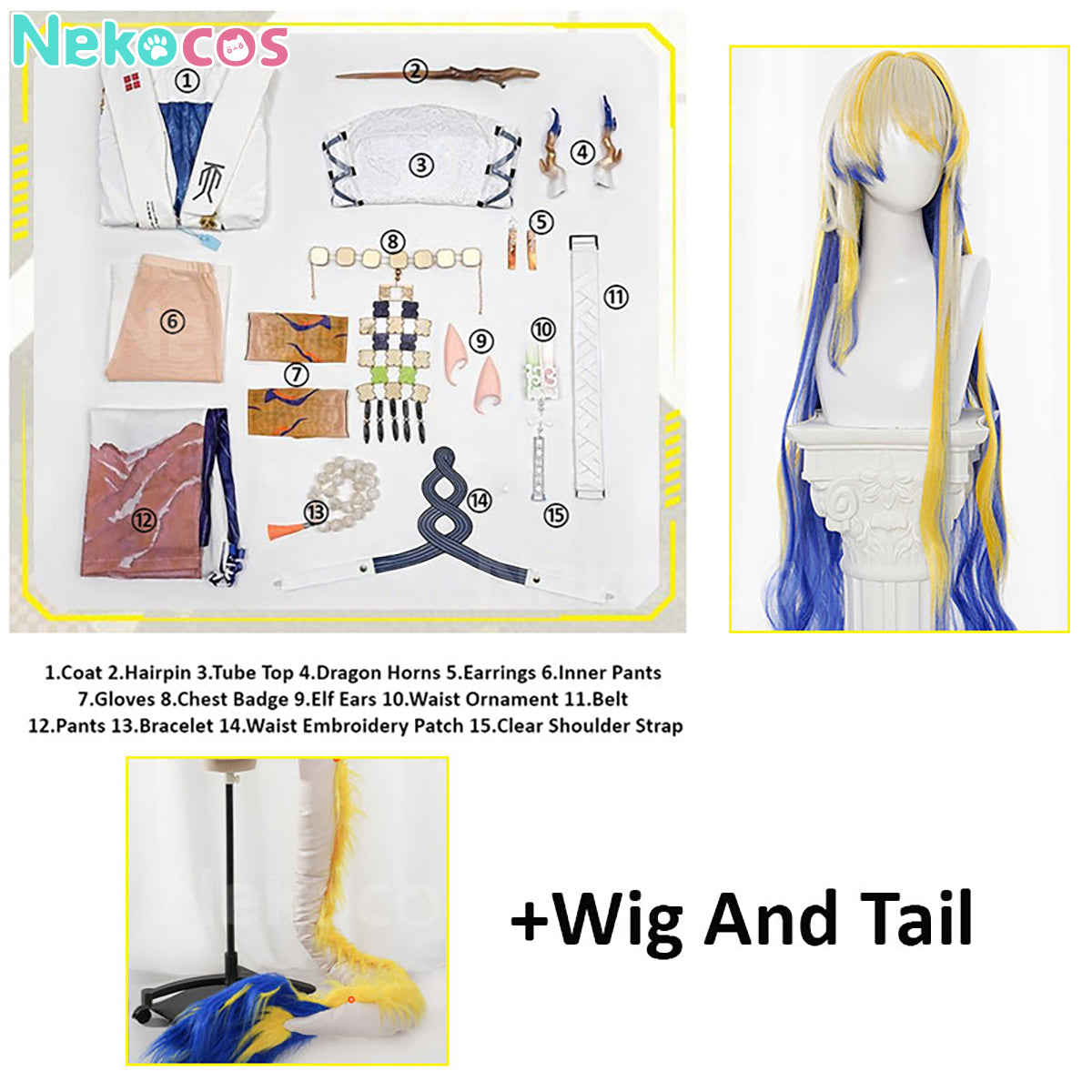 【Nekocos】Game Arknights Cosplay Spring Feast Shu Cosplay Costume Premium Edition | Custom-Tailor