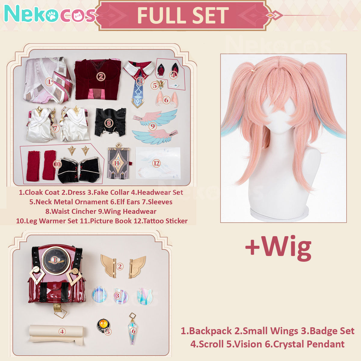 Genshin Impact Linnea Cosplay Costume - Premium QualityCostume,Game,Genshin Impact