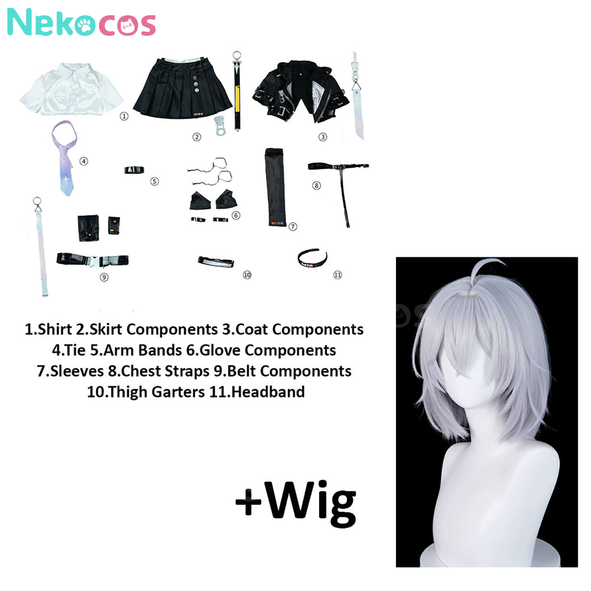 Neverness to Everness Esper Zero Cosplay Costume Premium EditionCostume,Game,Neverness to Everness