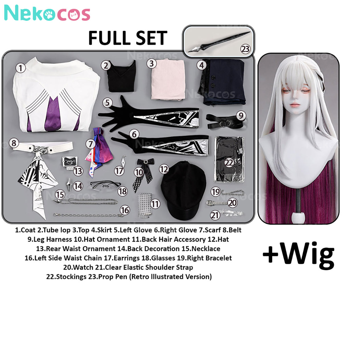 Honkai Star Rail Nihilux Cosplay Costume - Premium EditionCostume,Game,Honkai: Star Rail