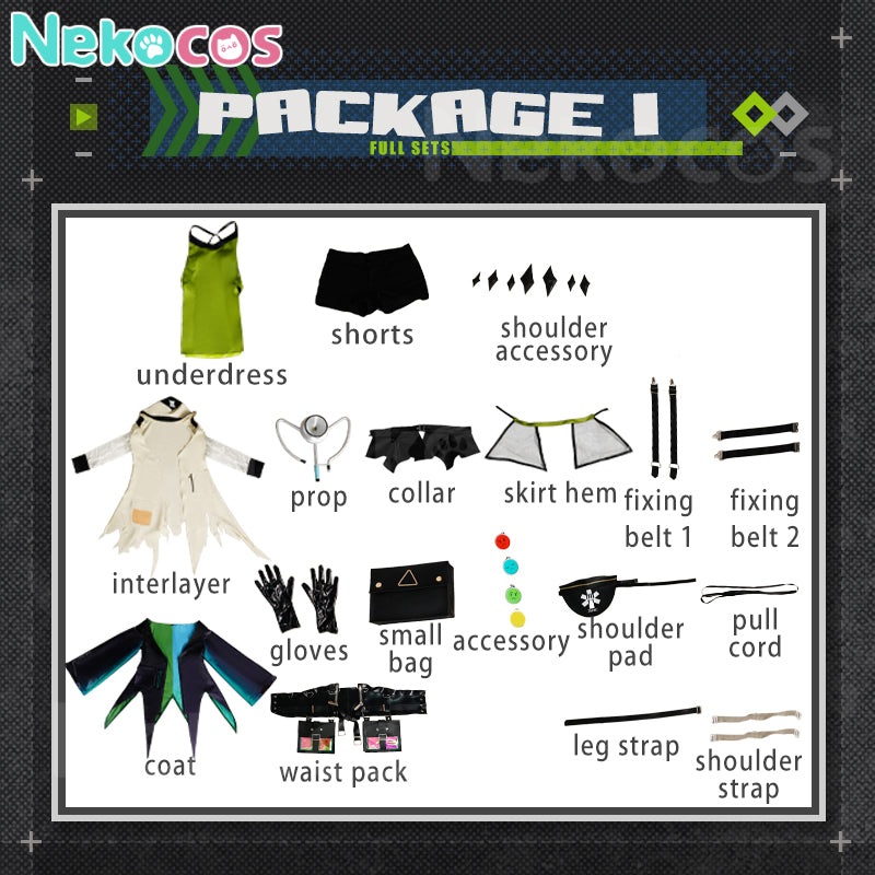 【Nekocos】Game Arknights Cosplay Mon3tr Cosplay Costume Premium Edition | Custom-Tailor