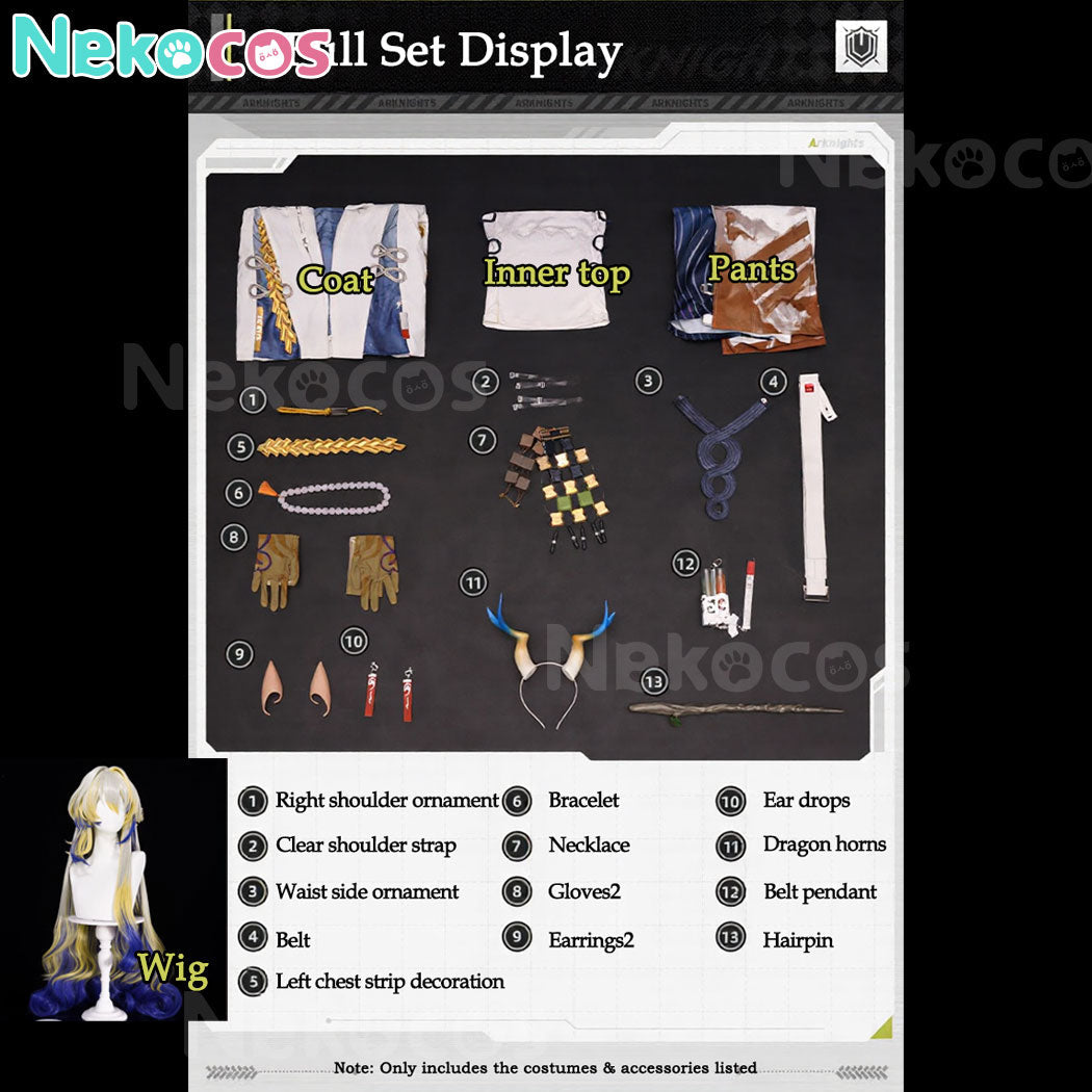 Arknights Shu Cosplay Costume - Premium Edition In StockArknights,Costume,Game