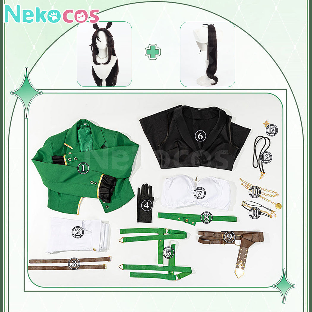 【Nekocos】Game Uma Musume Pretty Derby Cosplay Symboli Rudolf Cosplay Costume | Custom-Tailor