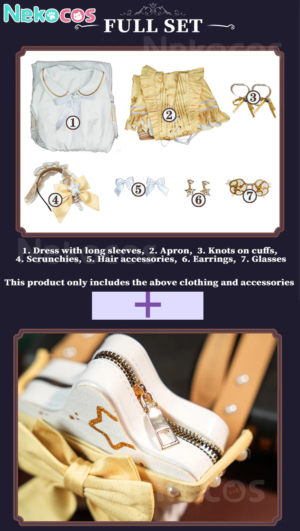 【Nekocos】Game Identity V Cosplay Toy Merchant Whispered Light Cosplay Costume Premium Edition | Custom-TailorCostume,Game,Identity Ⅴ