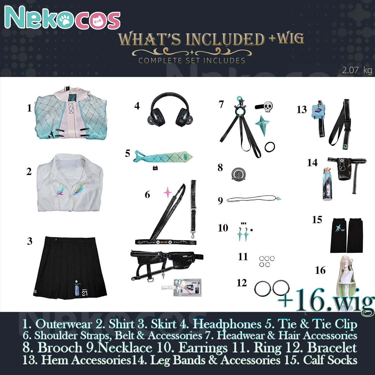 【Nekocos】Game Wuthering Waves Cosplay Lynae Cosplay Costume | Custom-TailorCostume,Game,Wuthering Waves