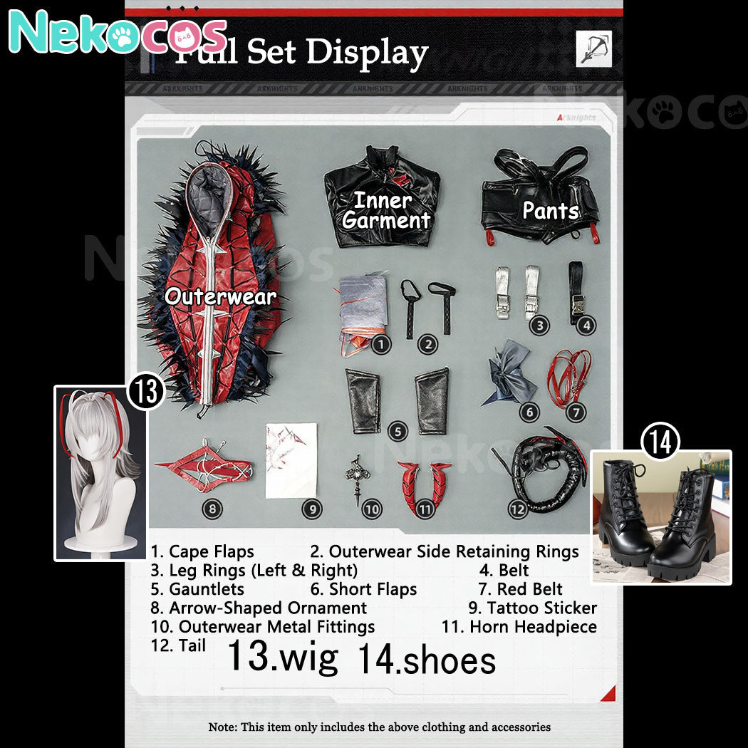 Arknights Wiš'adel Cosplay Costume - Premium Edition In StockArknights,Costume,Game