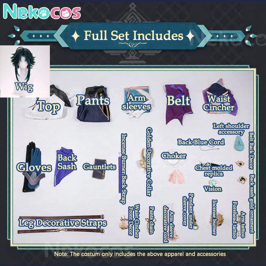 Genshin Impact Xiao Cosplay Costume - Premium Edition In StockCostume,Game,Genshin Impact