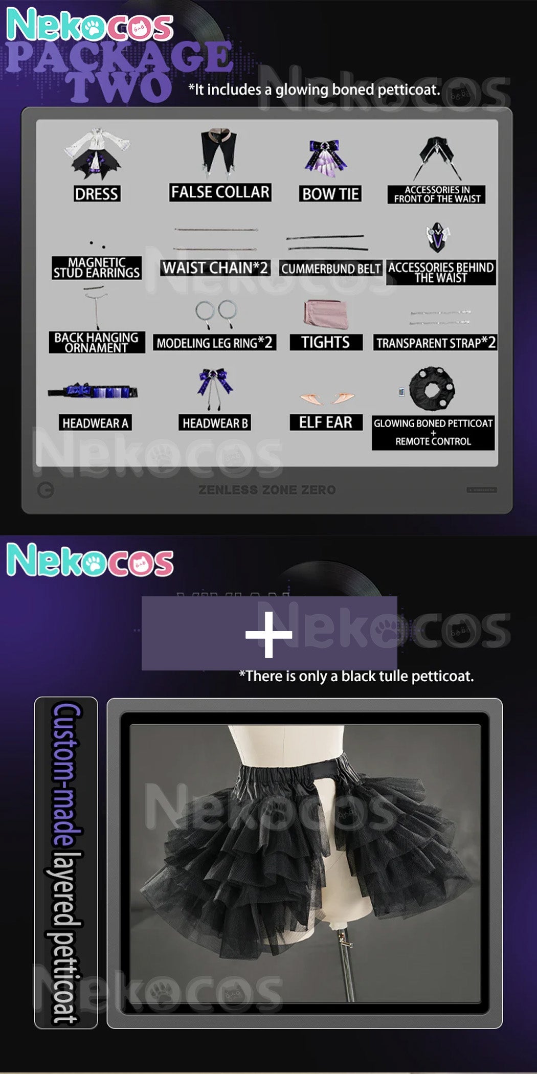 【Nekocos】Game Zenless Zone Zero Cosplay Vivian Cosplay Costume Premium Edition | Custom-Tailor