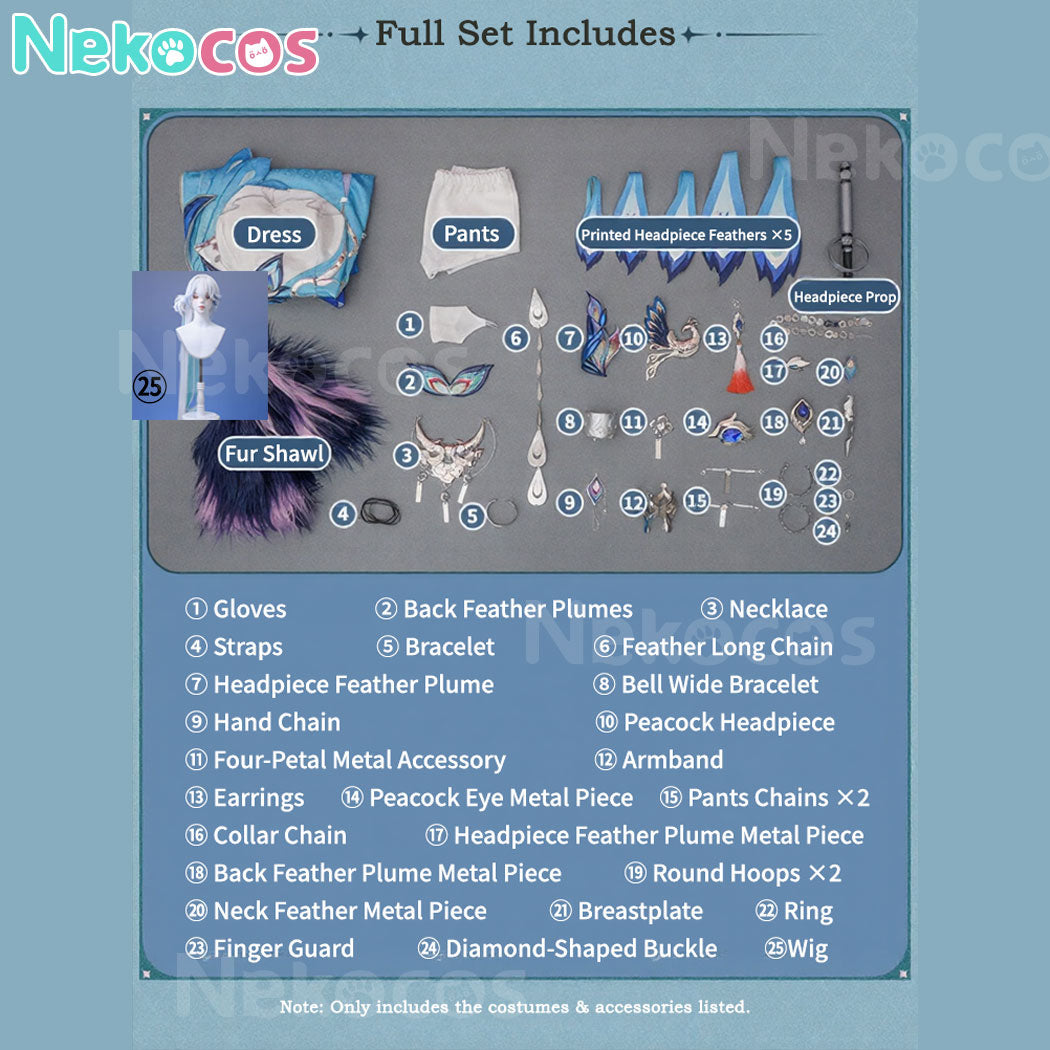 Honkai Star Rail Yao Guang Cosplay Costume by NekocosCostume,Game,Honkai: Star Rail