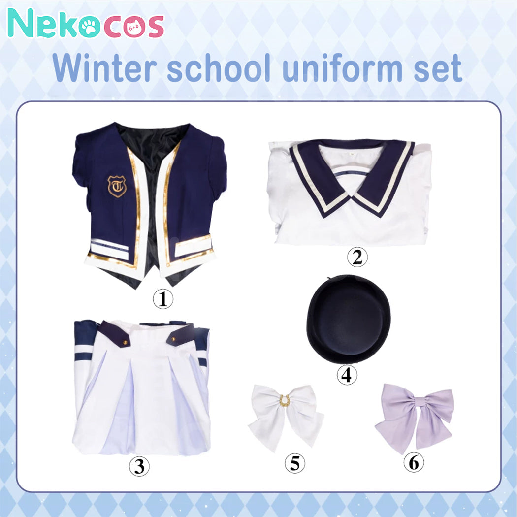 【Nekocos】Game Uma Musume Pretty Derby Cosplay School Uniform Cosplay Costume | Custom-Tailor
