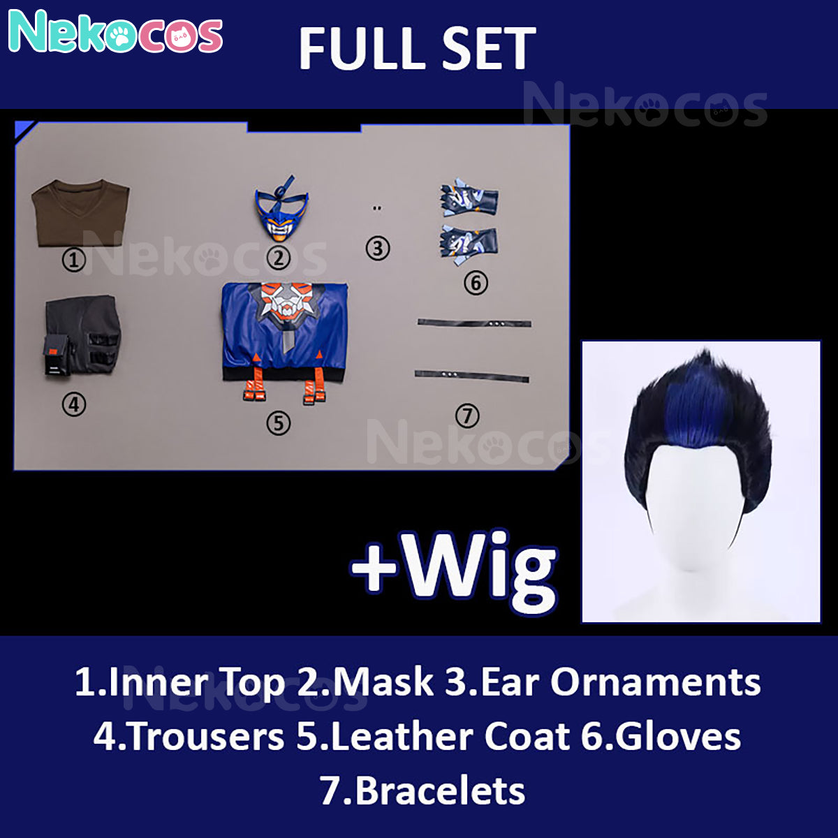 【Nekocos】Game Valorant Cosplay Yoru Cosplay Costume | Custom-Tailor