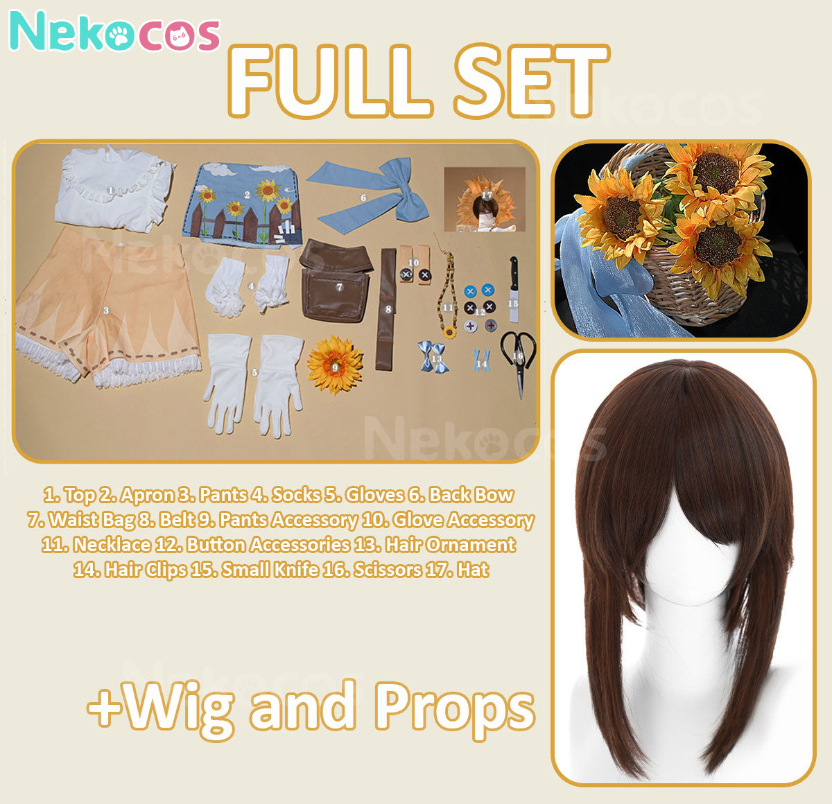 Identity V Gardener Cosplay Costume | Nekocos In StockCostume,Game,Identity Ⅴ