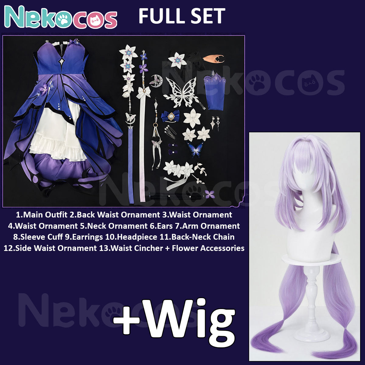 Honkai Star Rail Castorice Cosplay Costume | In StockCostume,Game,Honkai: Star Rail