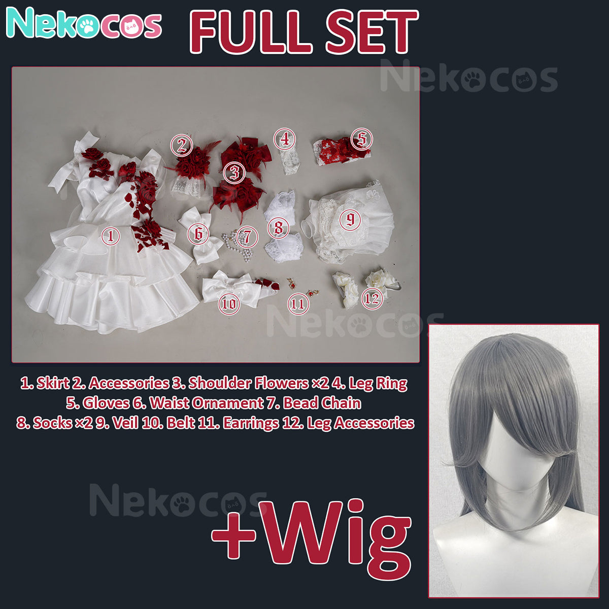 Crimson Bride Cosplay Costume - Custom Tailored EleganceCostume,Game,Identity Ⅴ