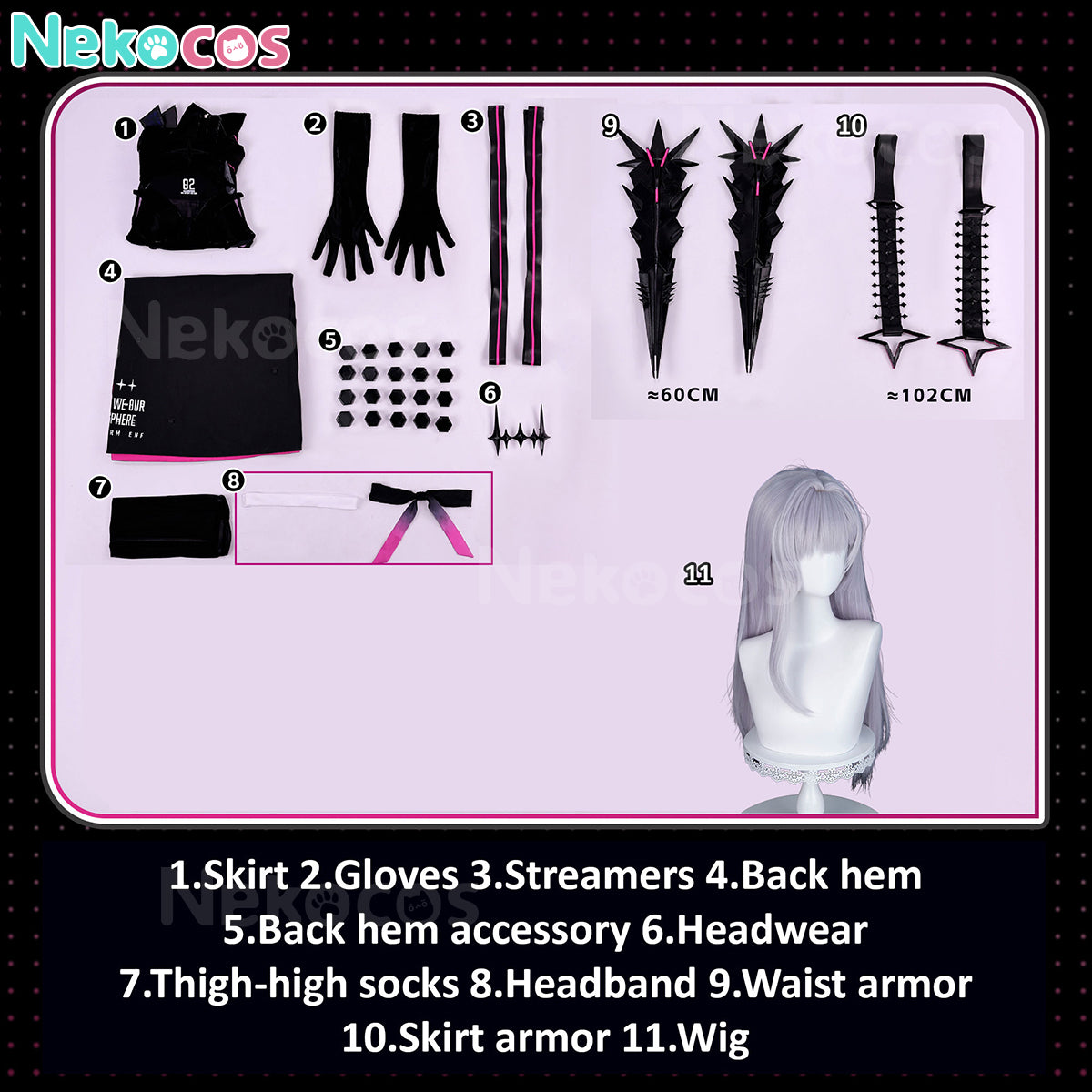【Nekocos】Game NIKKE:The Goddess of Victory Cosplay Marian Modernia Cosplay Costume | In Stock