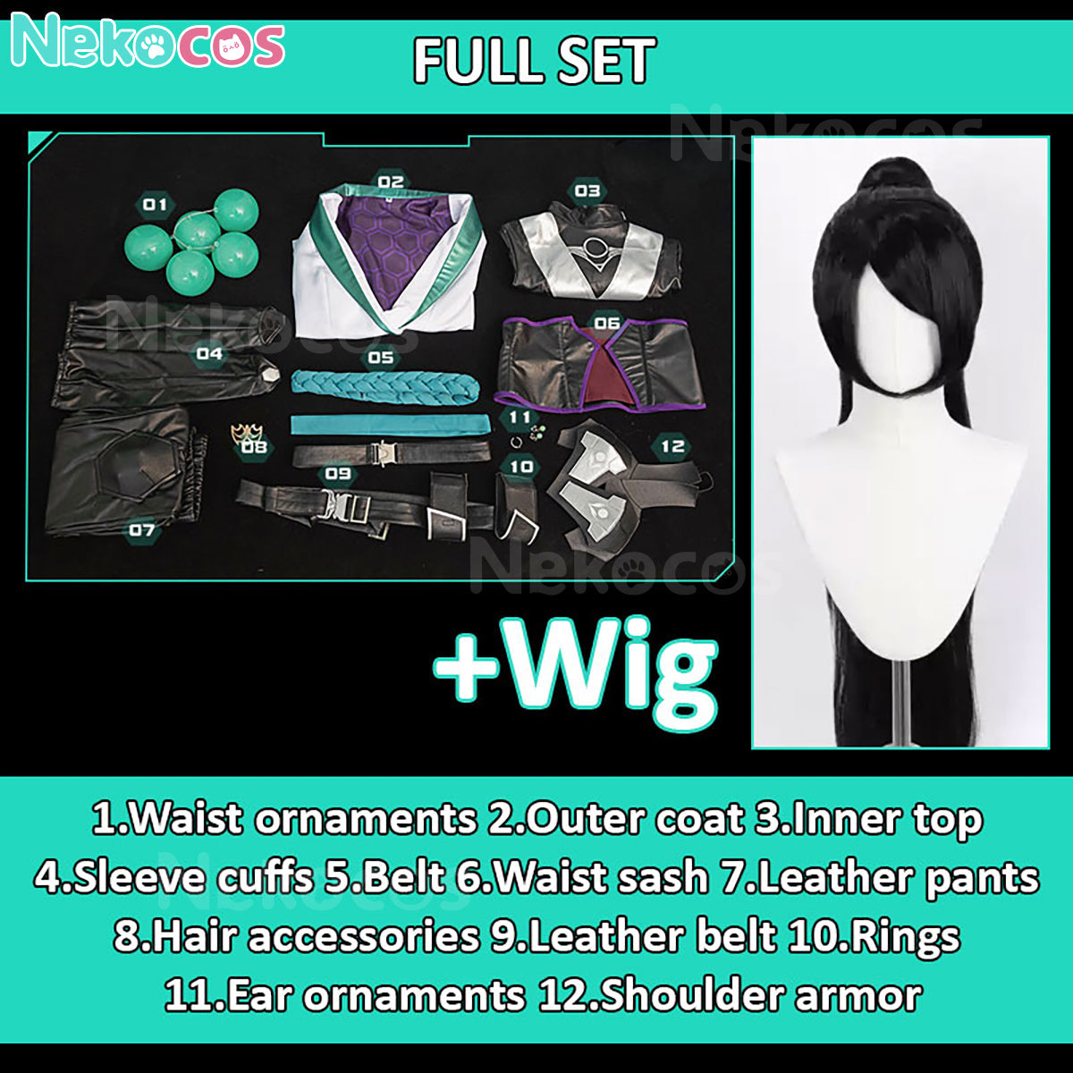 【Nekocos】Game Valorant Cosplay Sage Cosplay Costume | In Stock