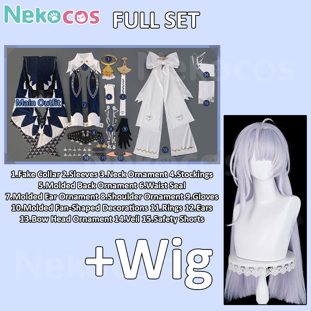 Custom Zenless Zone Zero Velina Airgid Cosplay CostumeCostume,Game,Zenless Zone Zero